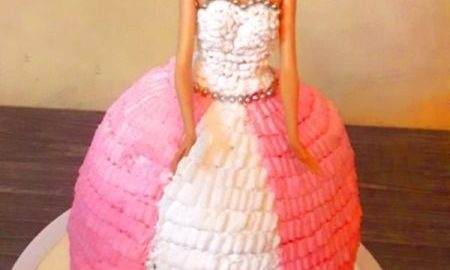 3D Barbie Fairy princess shaped cake with fondant skirt (d… | Flickr