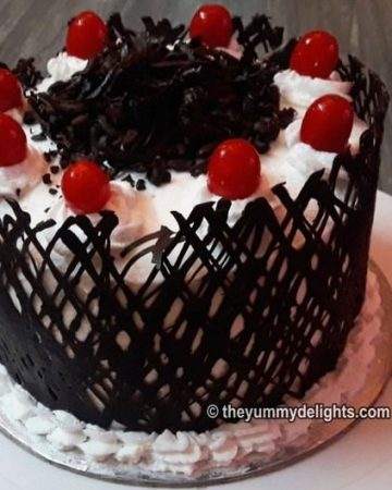 how to make black forest cake recipe