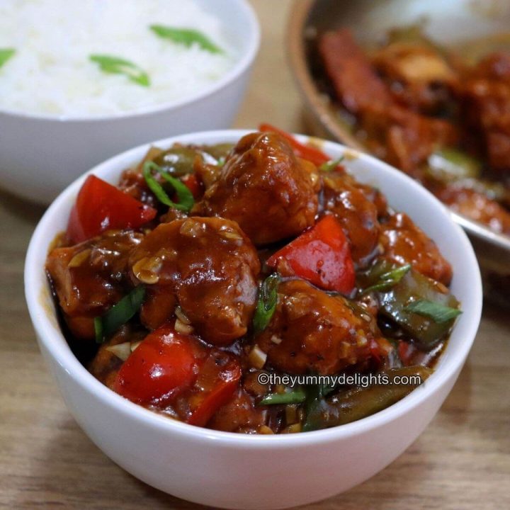 How to make chili chicken with gravy recipe