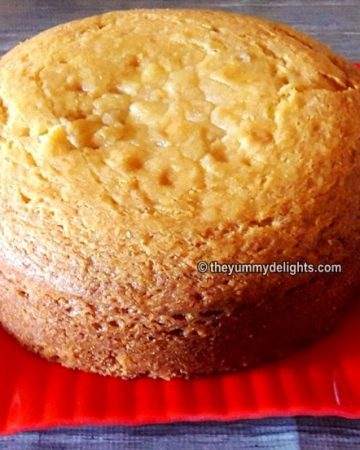 eggless sponge cake recipe.