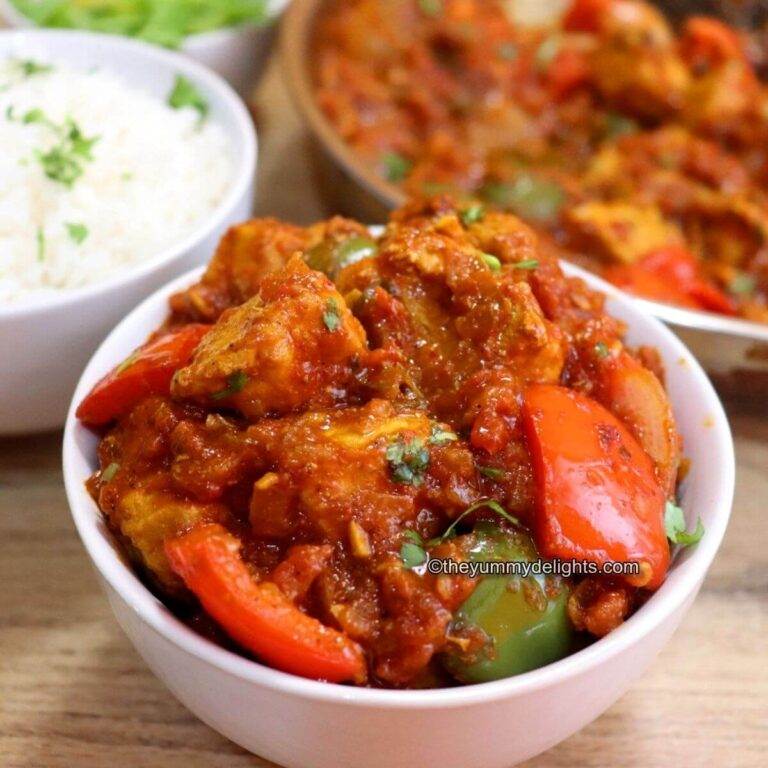 Chicken Jalfrezi Restaurant Style Recipe - The Yummy Delights