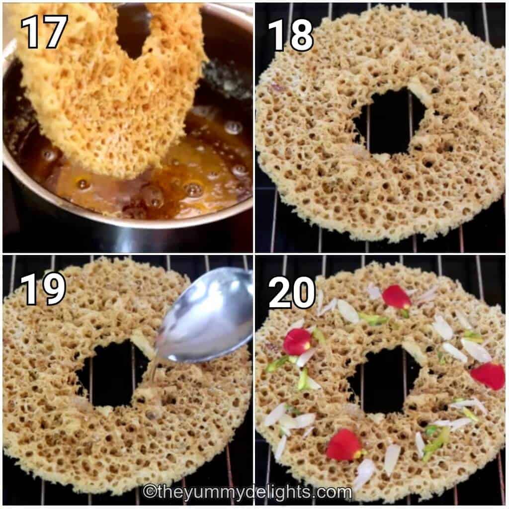 Ghevar Recipe (How to make crispy Ghevar)