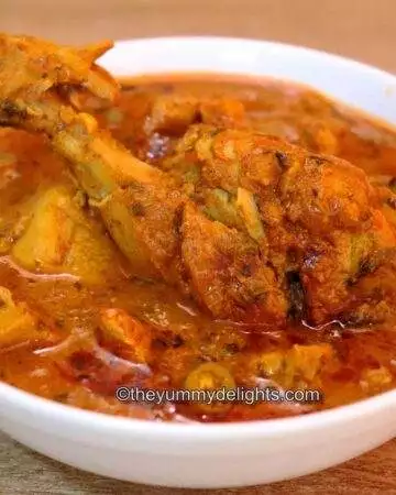 restaurant style chicken curry 8