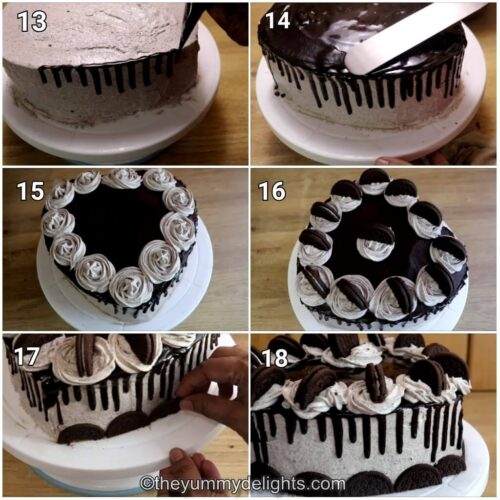 Eggless Oreo Cake with Whipped Cream Frosting Recipe - The Yummy Delights