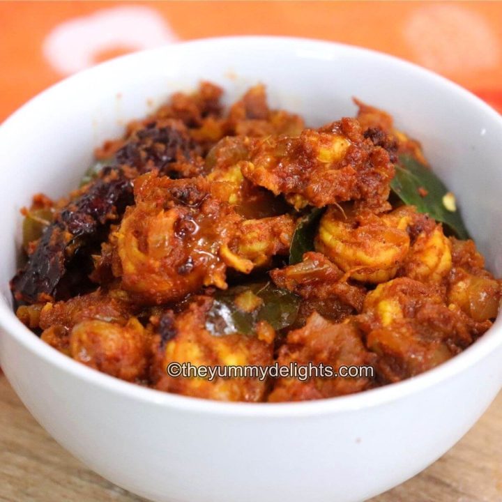 Prawn Masala Recipe | Spicy Masala Prawn - The Yummy Delights