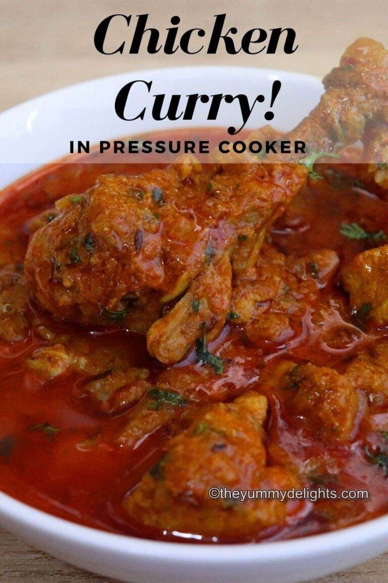 Pressure cooker chicken curry