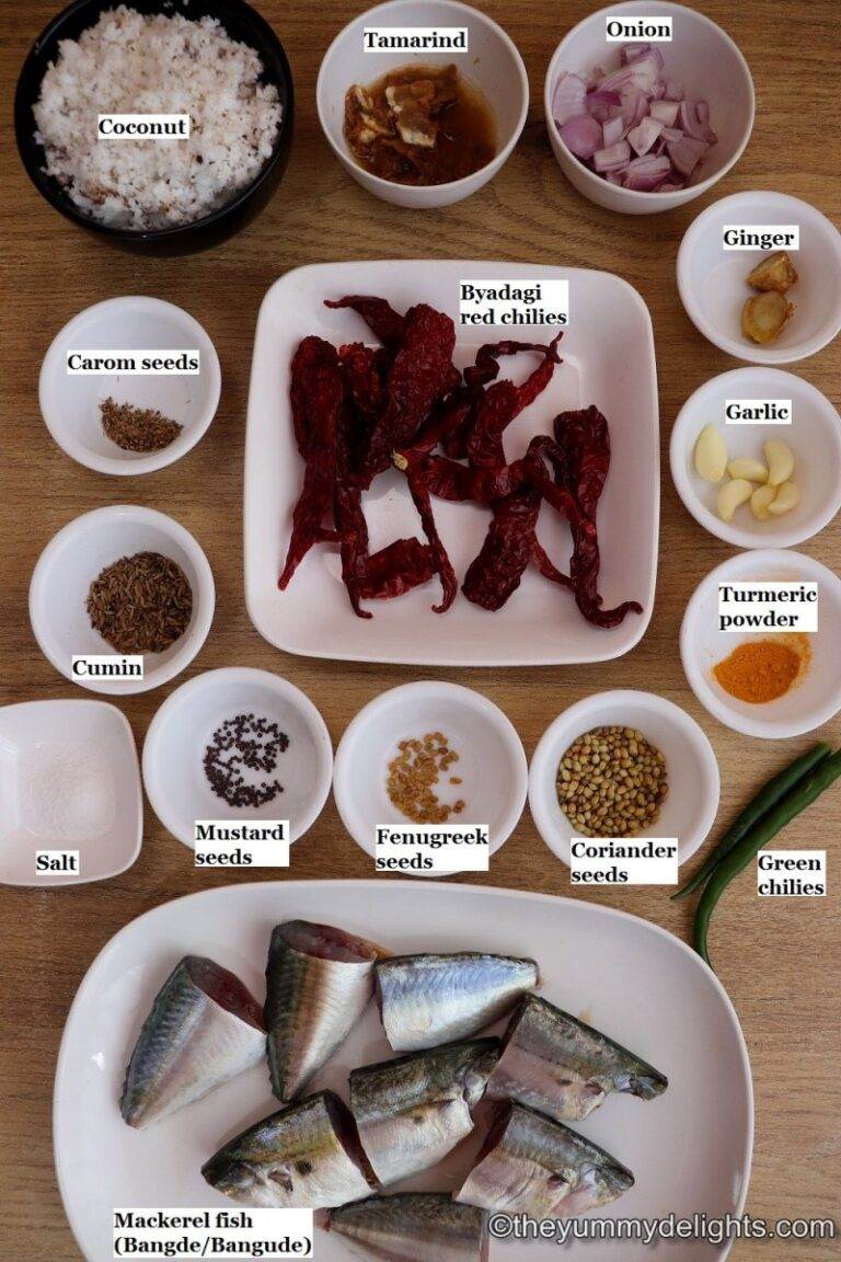 Mangalorean Mackerel Curry (Bangude Ghassi) The Yummy Delights