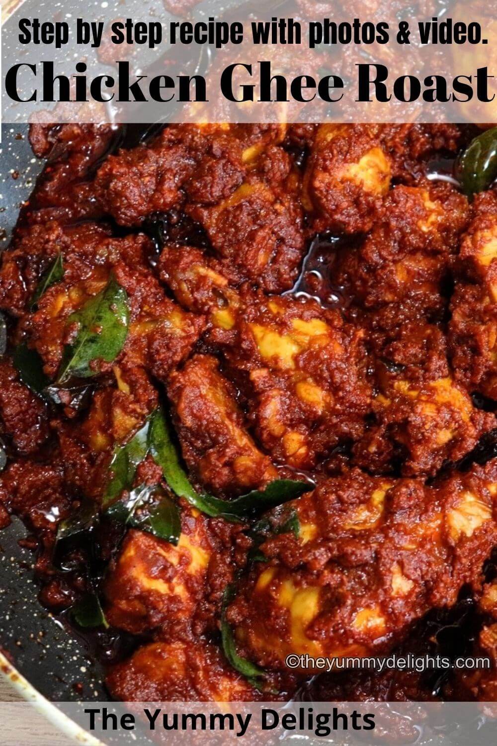 Authentic Mangalorean Chicken Ghee Roast Ghee Roast Chicken