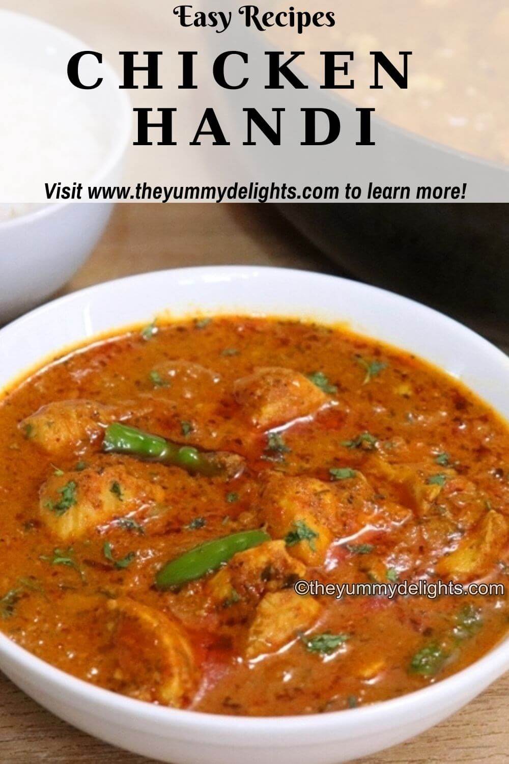 Chicken Handi Murgh Handi The Yummy Delights