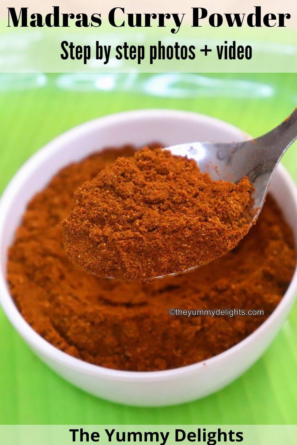 Madras Curry Powder Recipe The Yummy Delights