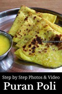 Maharashtrian Puran Poli Recipe (Puranachi Poli)