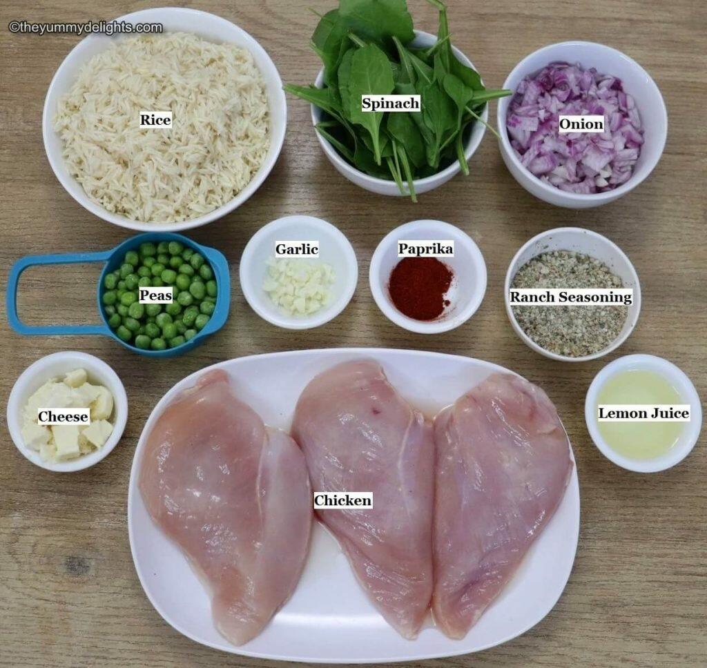 Ranch Rice Ranch Chicken And Rice - The Yummy Delights