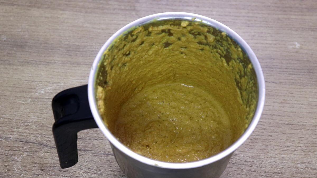 coconut masala for making mooga ghati (sprouted moong curry)